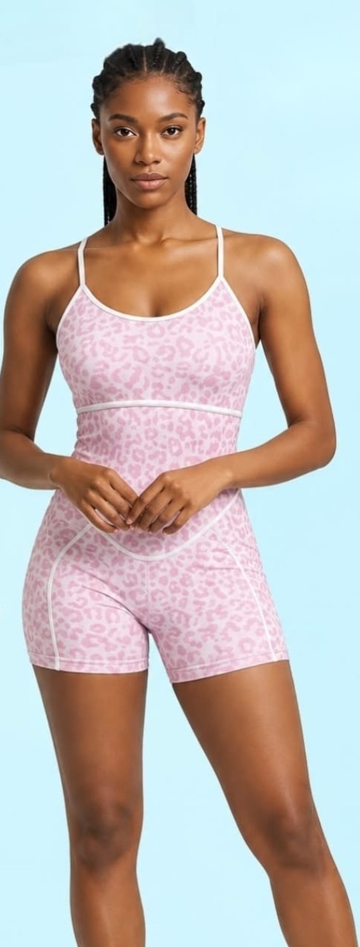 Enterizo short estampado