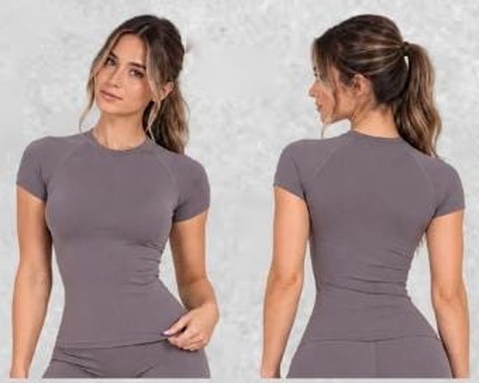 Polo manga corta Nazira textura confort