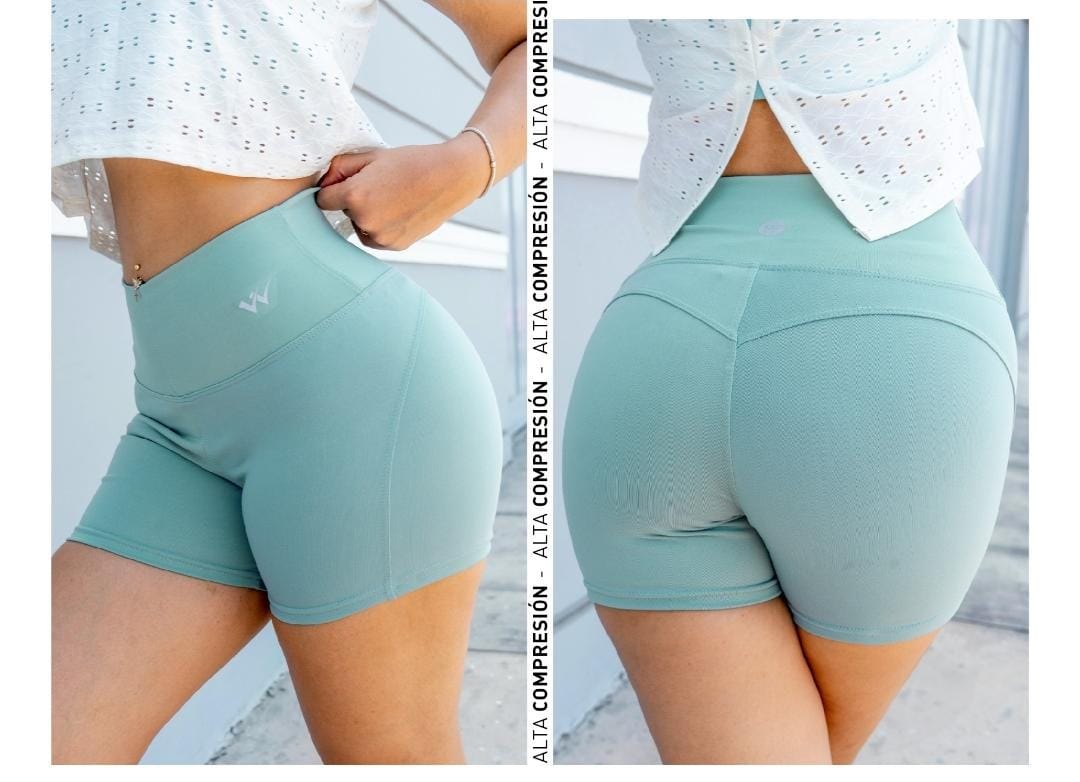 Short clásico licra colombiana