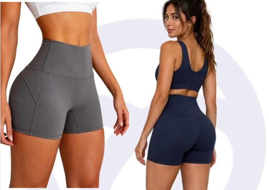 Short piel de durazno corte corazón